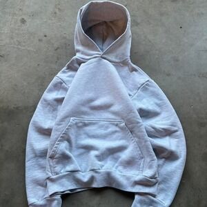 Talentless Boxy Grey‎ Hoodie Pullover Loungewear Cropped Comfortable Size S